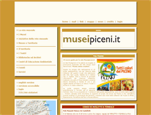 Tablet Screenshot of museipiceni.it